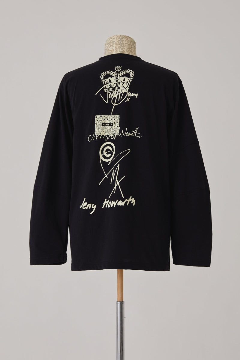 【美品】Nemeth　Tshirt108JerseyLaceRope 【XL】 British Designer and Artist, Christopher Nemeth / Tokyo