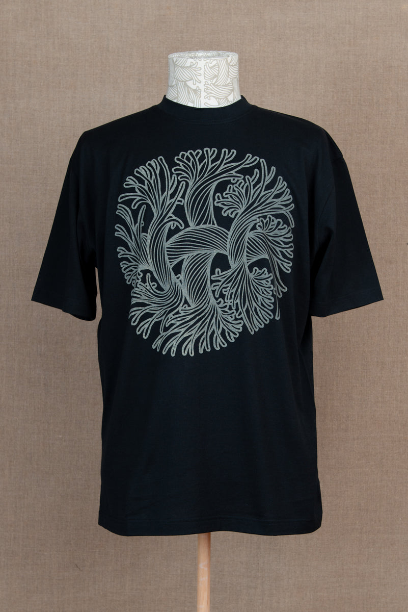 Tshirt Printed- Cotton100% Jersey- Iron Rope- Black