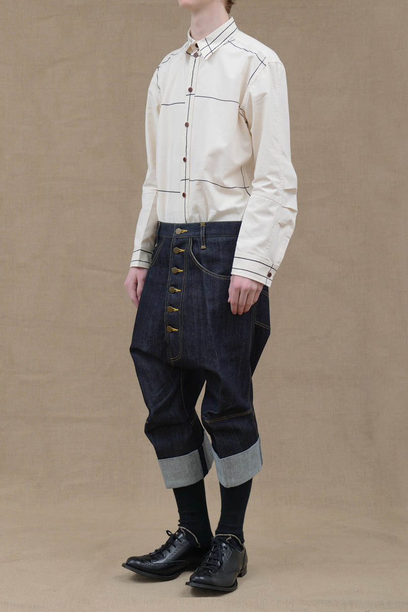 Trousers 16381- Cotton100% Denim