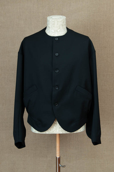 Jacket 8- Wool100% Gabardine- Black