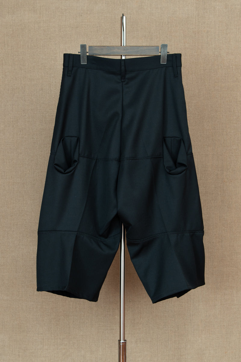 Trousers 103D- Wool100% Gabardine- Black – Christopher Nemeth