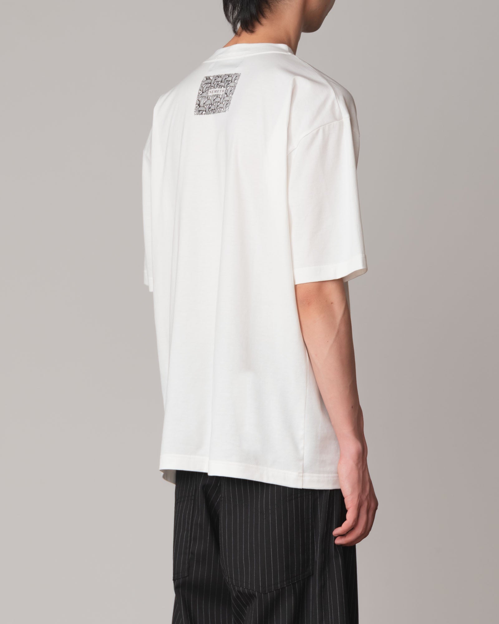 Tshirt Printed- Cotton100% Jersey- Rope Iron- White