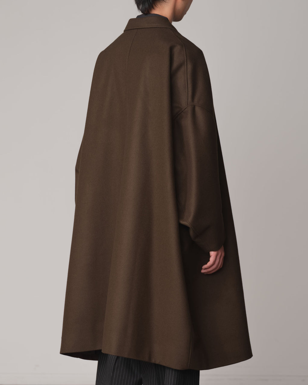 Coat 336- Wool100% Melton- Khaki
