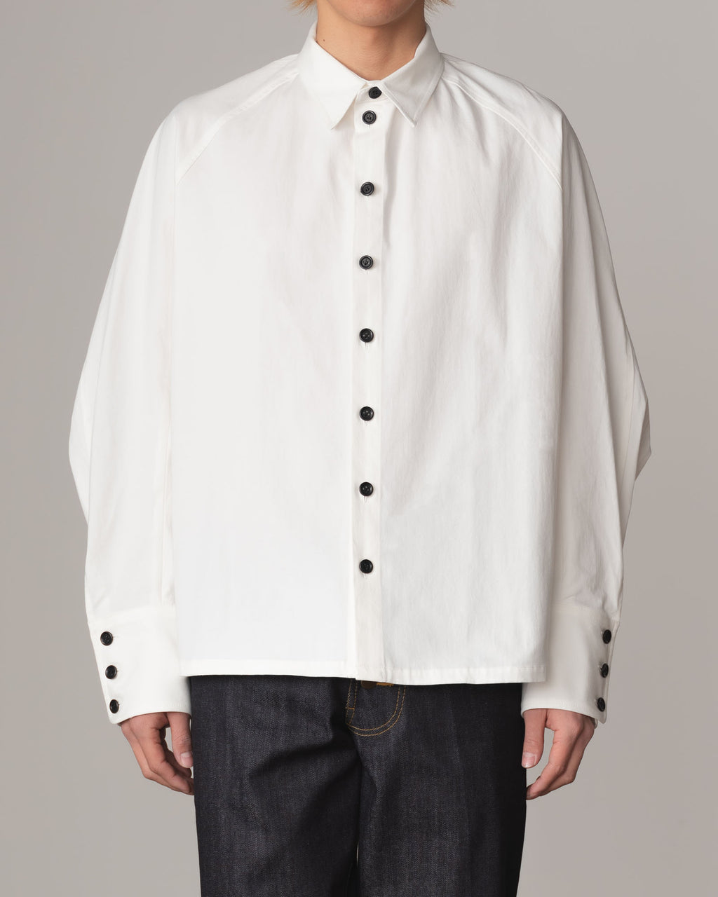 Shirt 988- Cotton100% Twill- Iron Rope Print- Off White