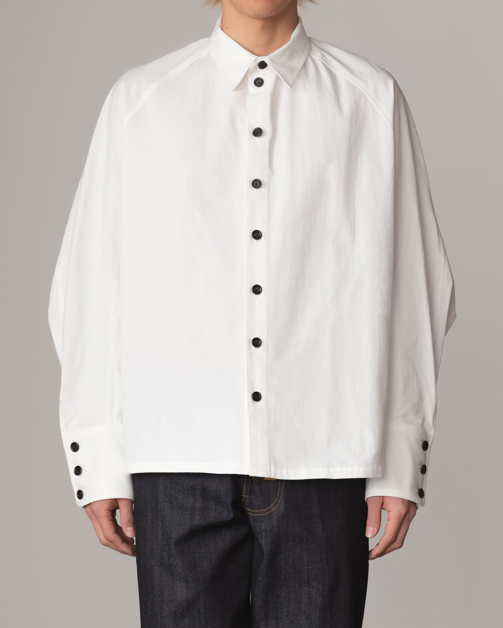 Shirt 988- Cotton100% Twill- Iron Rope Print- Off White