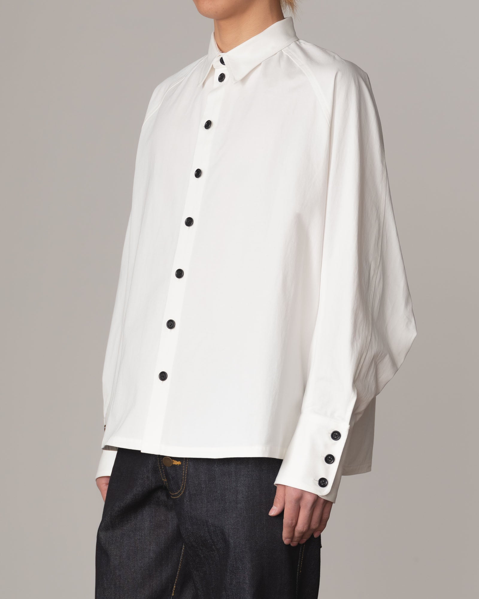 Shirt 988- Cotton100% Twill- Iron Rope Print- Off White
