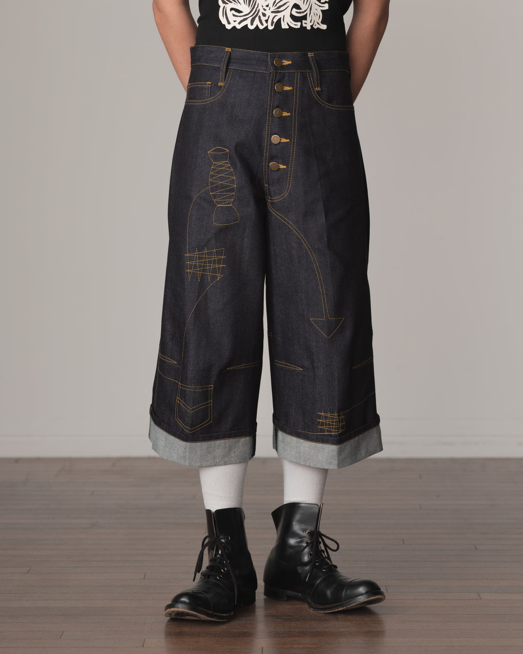 Trousers 215- Cotton100% Denim- Indigo