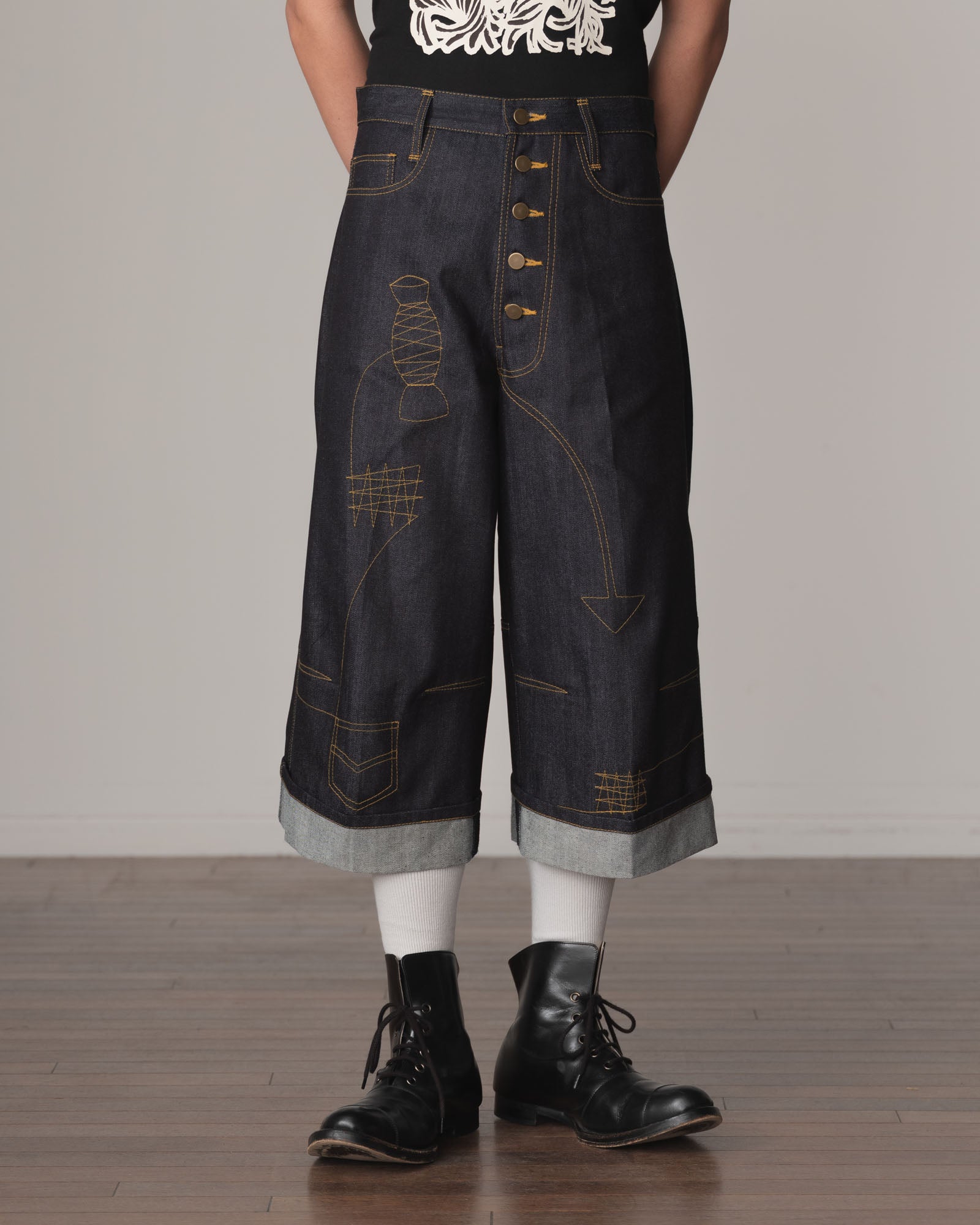Trousers 215- Cotton100% Denim- Indigo
