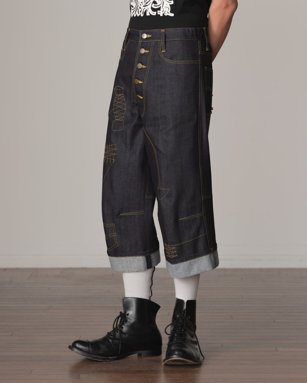 Trousers 215- Cotton100% Denim- Indigo