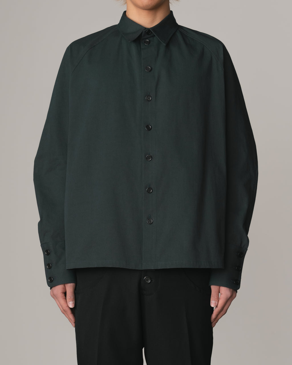 Shirt 988- Cotton100% Twill- Iron Rope Print- Green