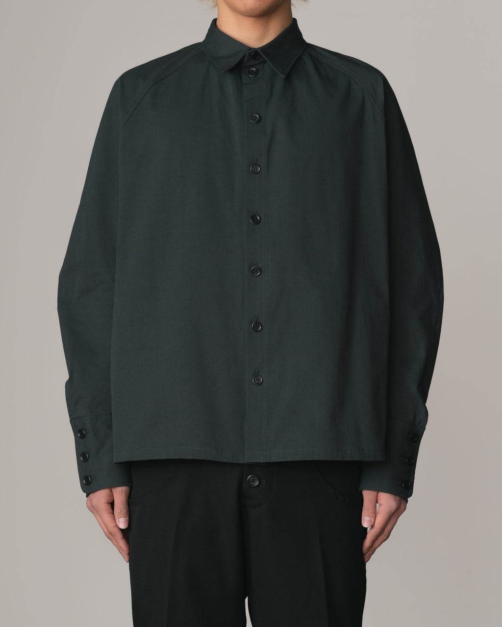 Shirt 988- Cotton100% Twill- Iron Rope Print- Green