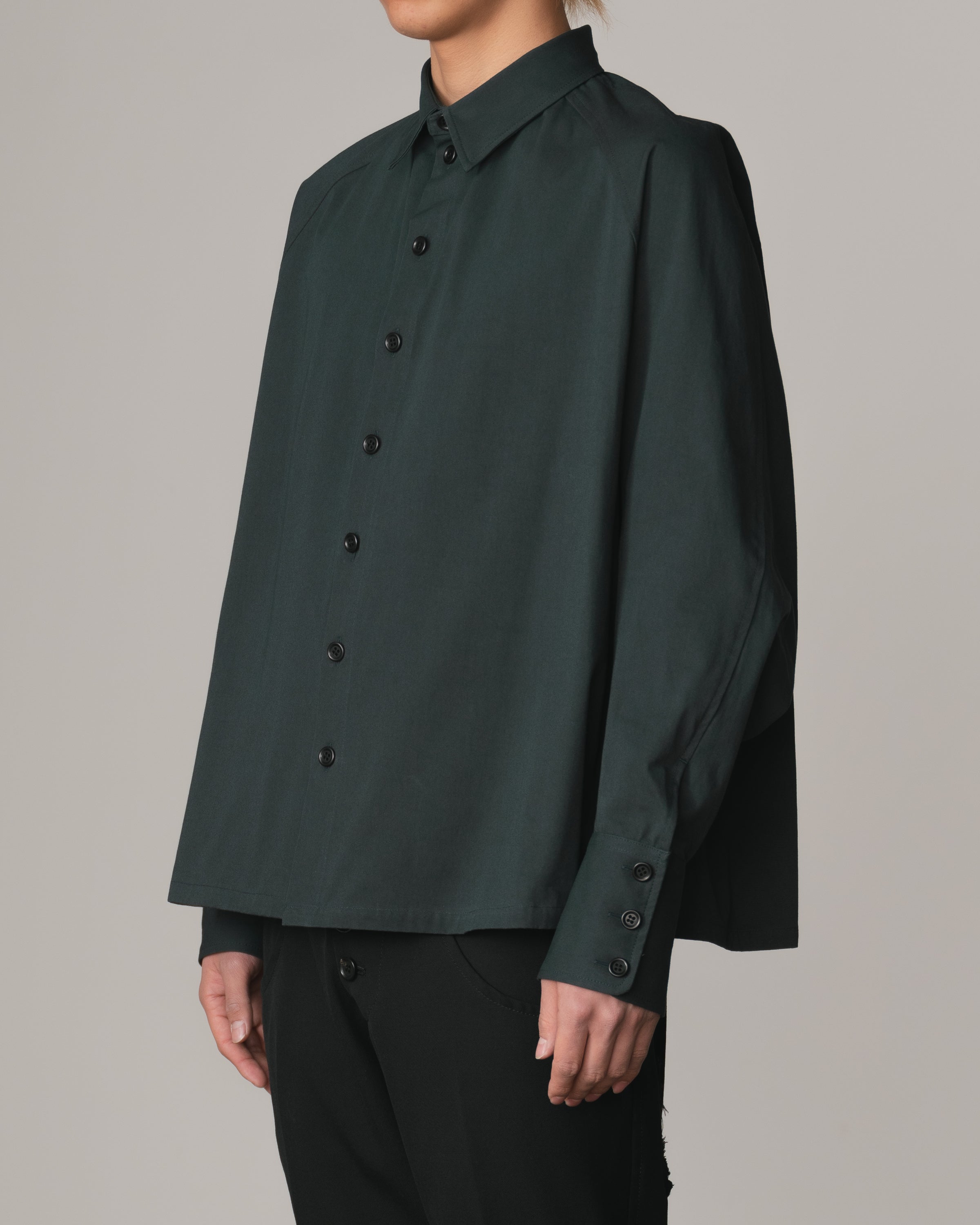 Shirt 988- Cotton100% Twill- Iron Rope Print- Green