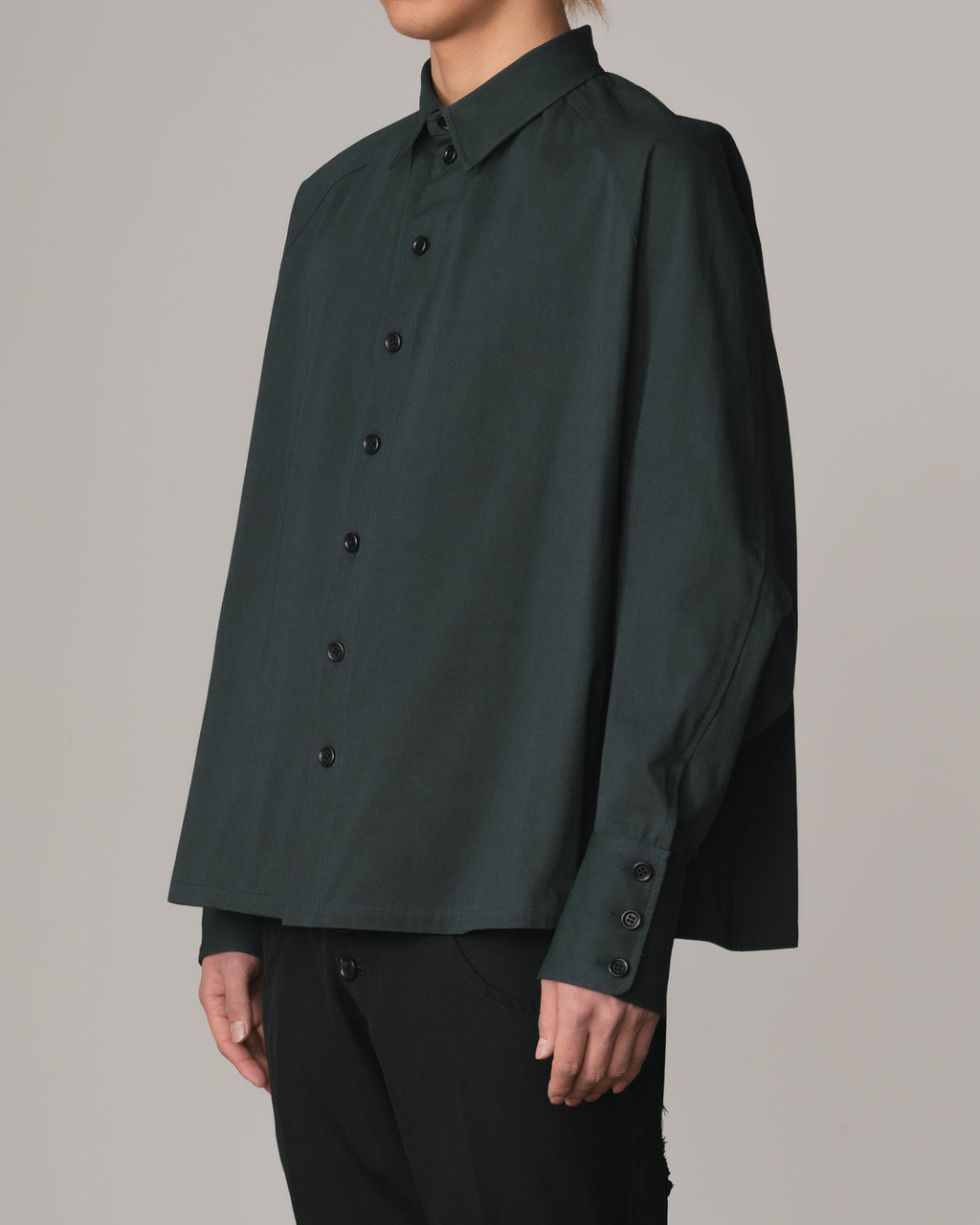 Shirt 988- Cotton100% Twill- Iron Rope Print- Green