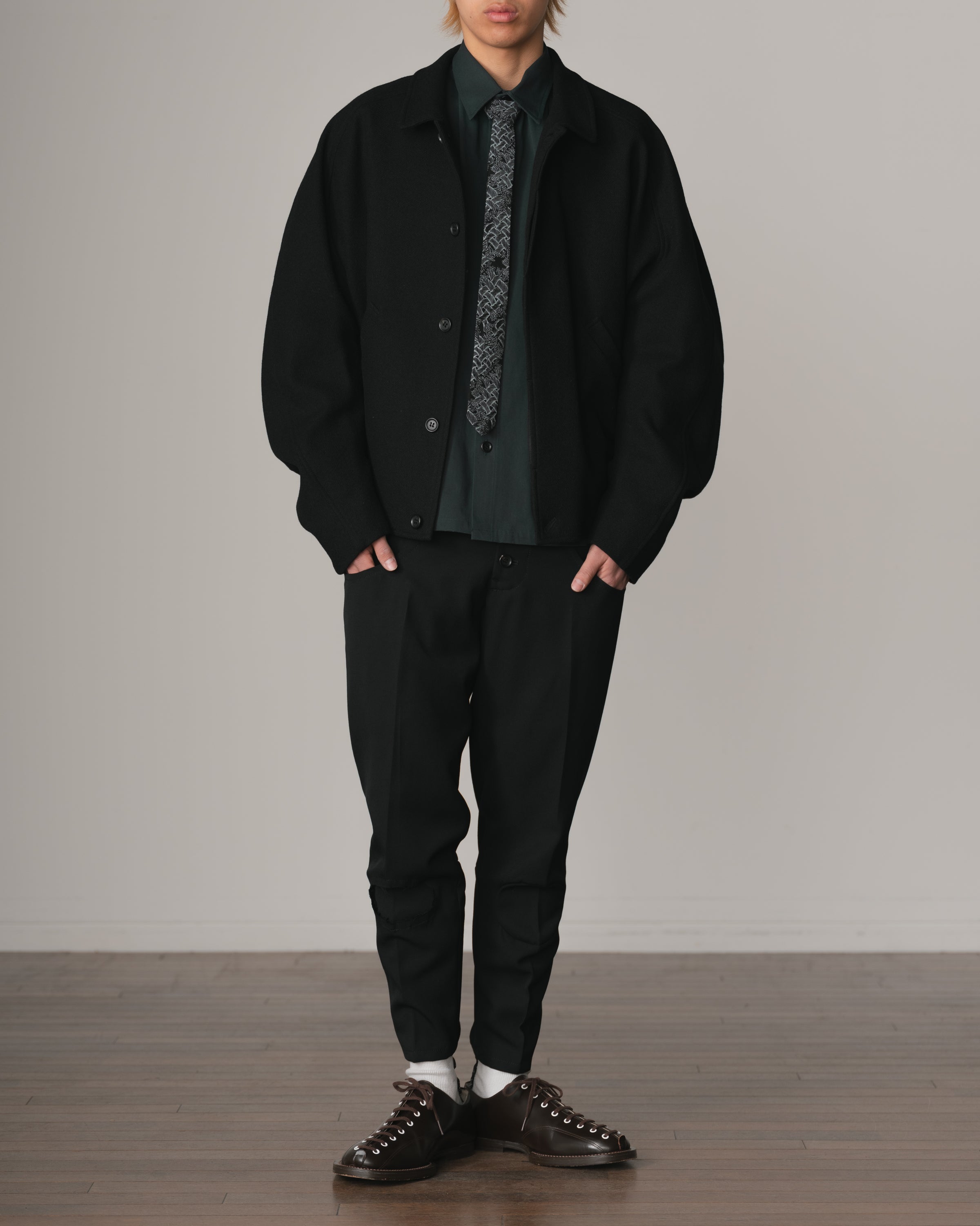 Shirt 988- Cotton100% Twill- Iron Rope Print- Green