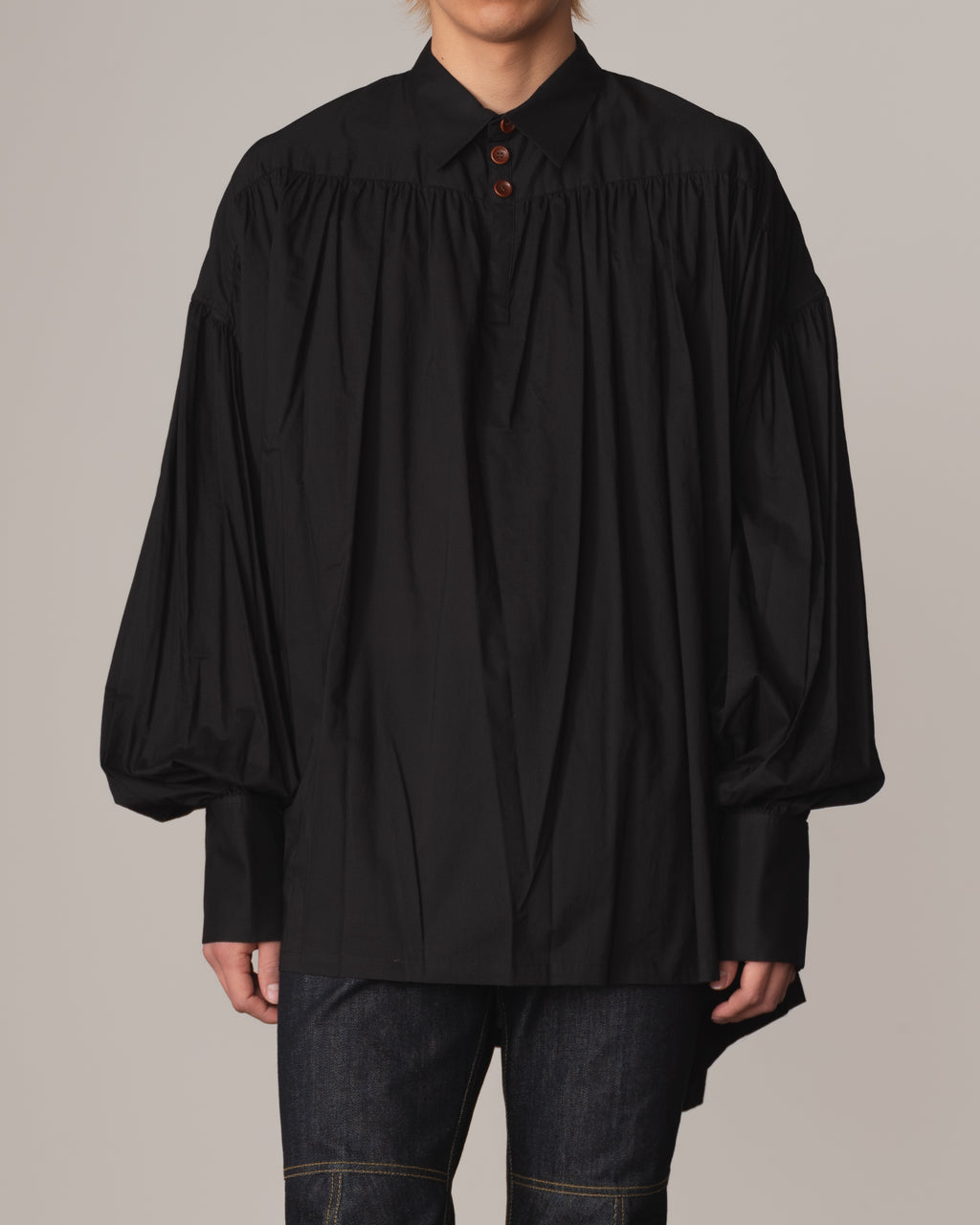 Shirt 88- Cotton100% Lawn- Black