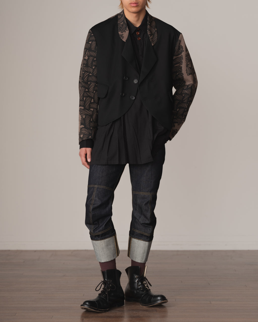 Shirt 88- Cotton100% Lawn- Black