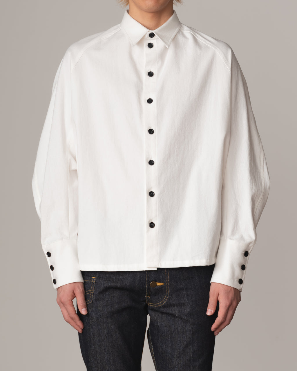 Shirt 988- Cotton100% Sdn- Embroidery Rope Print- Off White