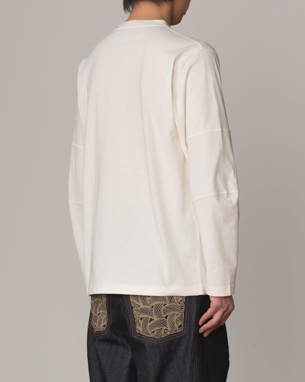 Tshirt 108- Cotton100% Jersey- Swatch Patchwork- Off White