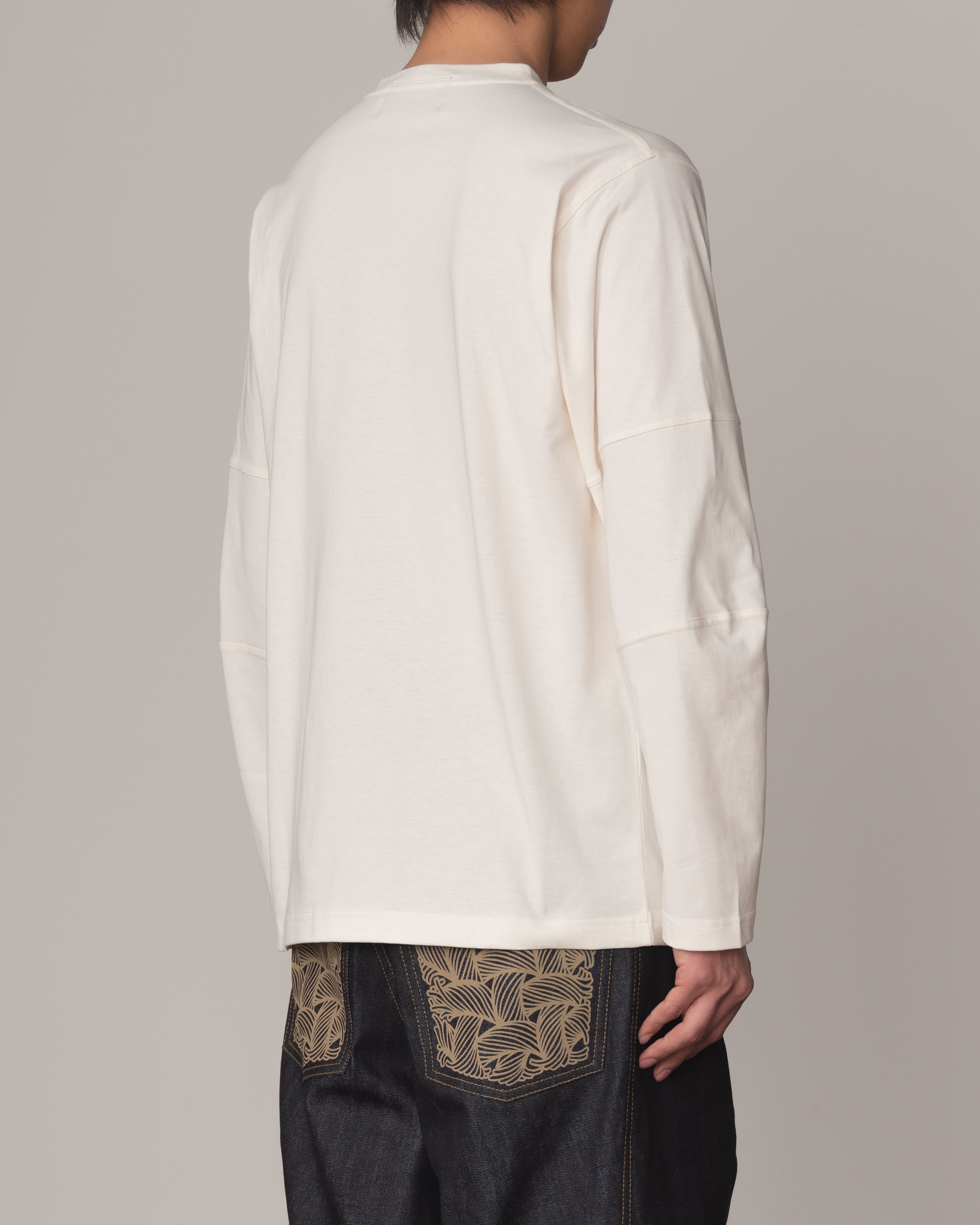 Tshirt 108- Cotton100% Jersey- Swatch Patchwork- Off White