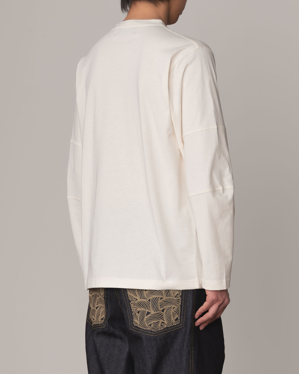 Tshirt 108- Cotton100% Jersey- Swatch Patchwork- Off White