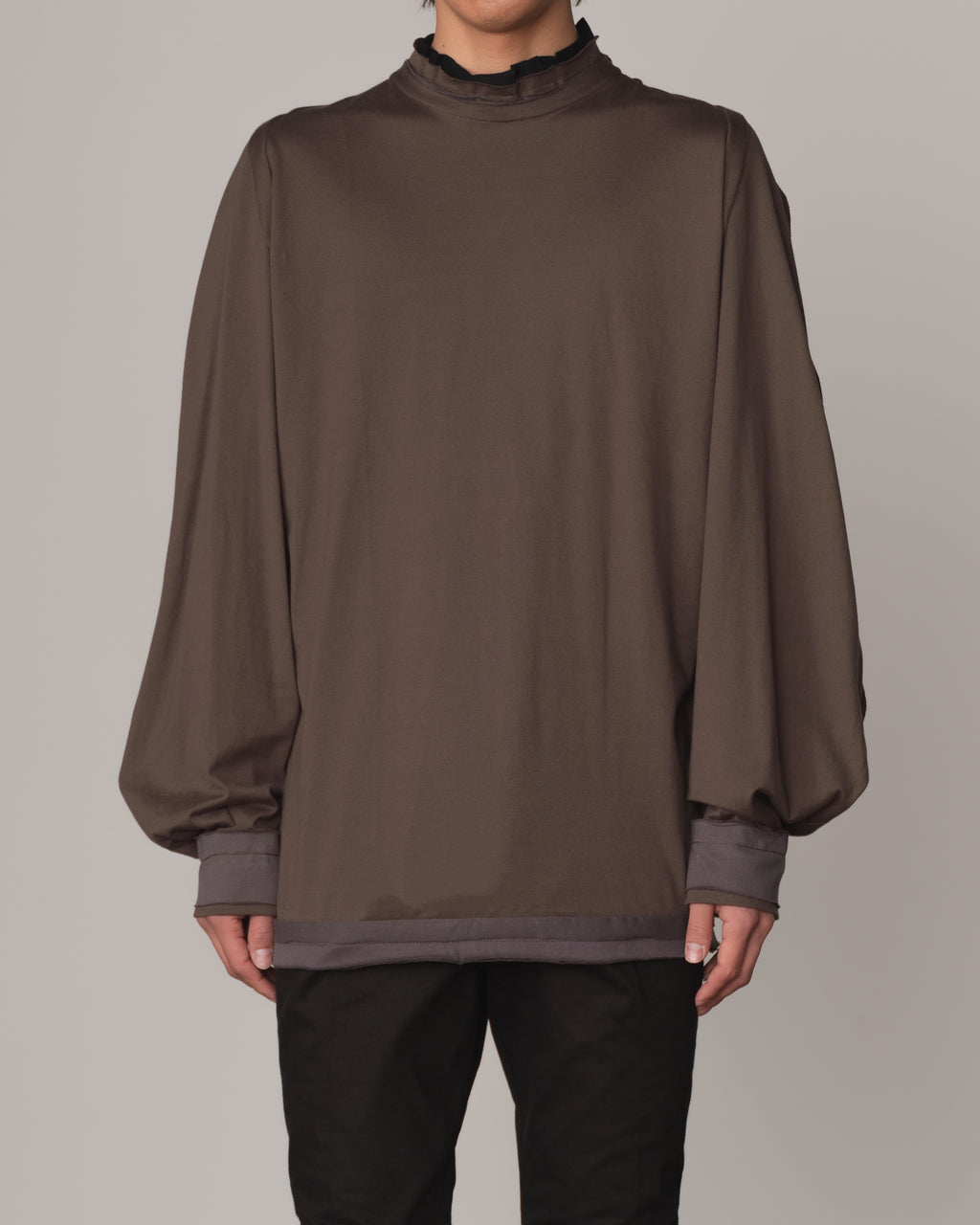 Tshirt 170- Cotton100% Jersey- KhakiBlackGrey