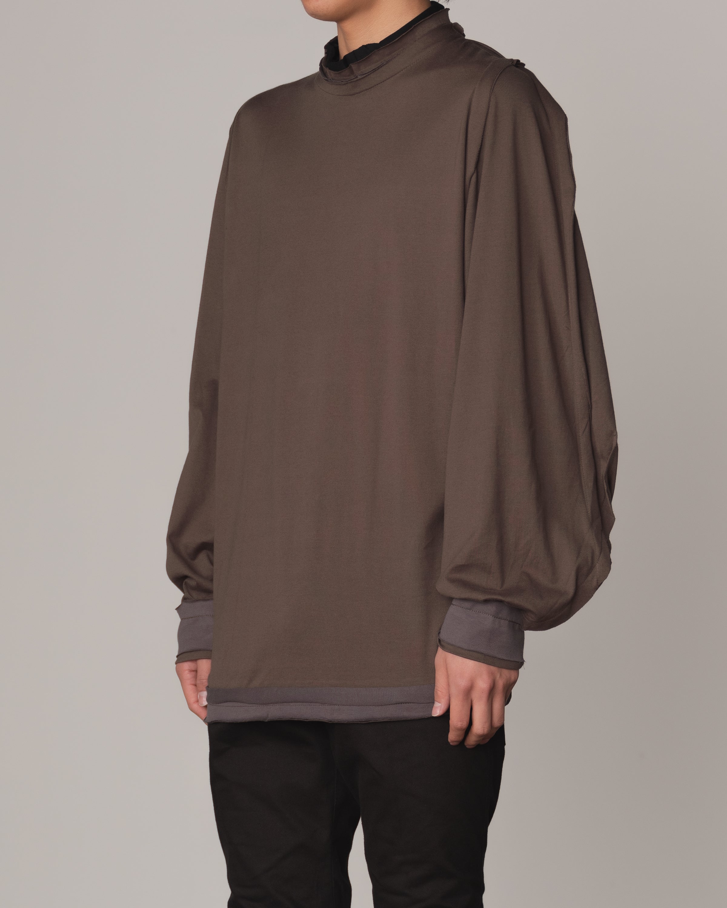 Tshirt 170- Cotton100% Jersey- KhakiBlackGrey