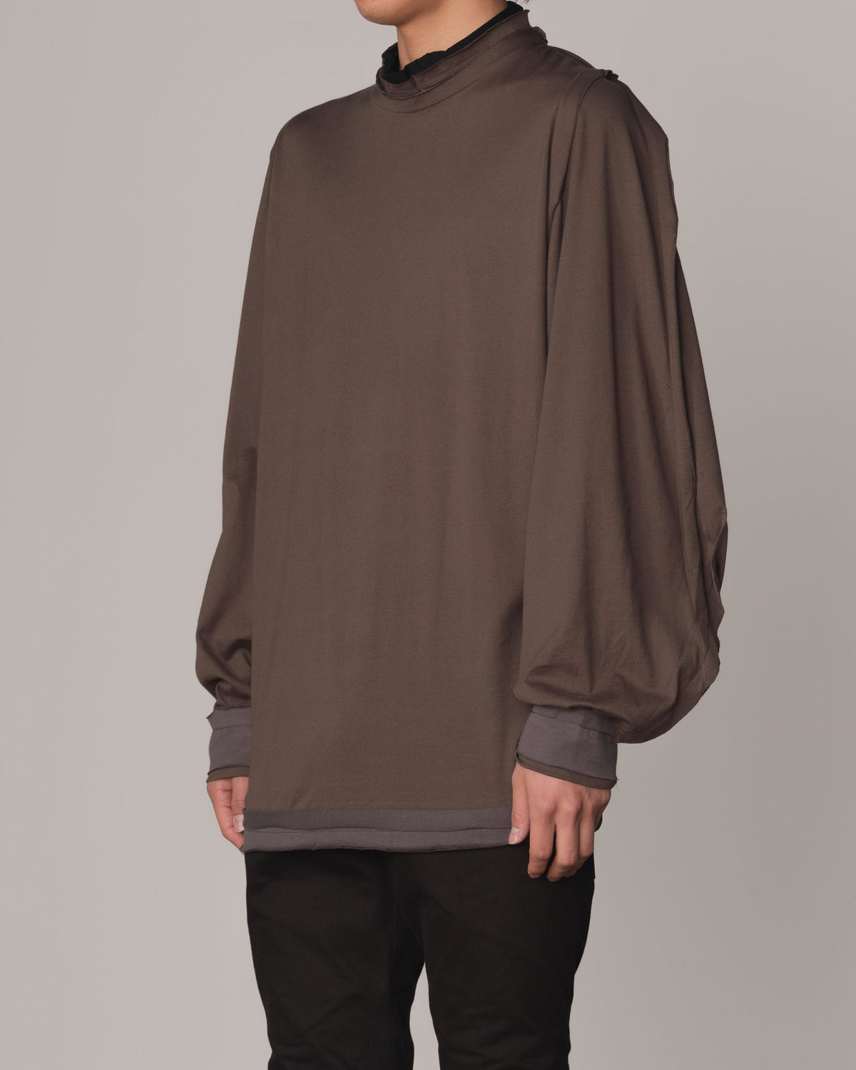 Tshirt 170- Cotton100% Jersey- KhakiBlackGrey