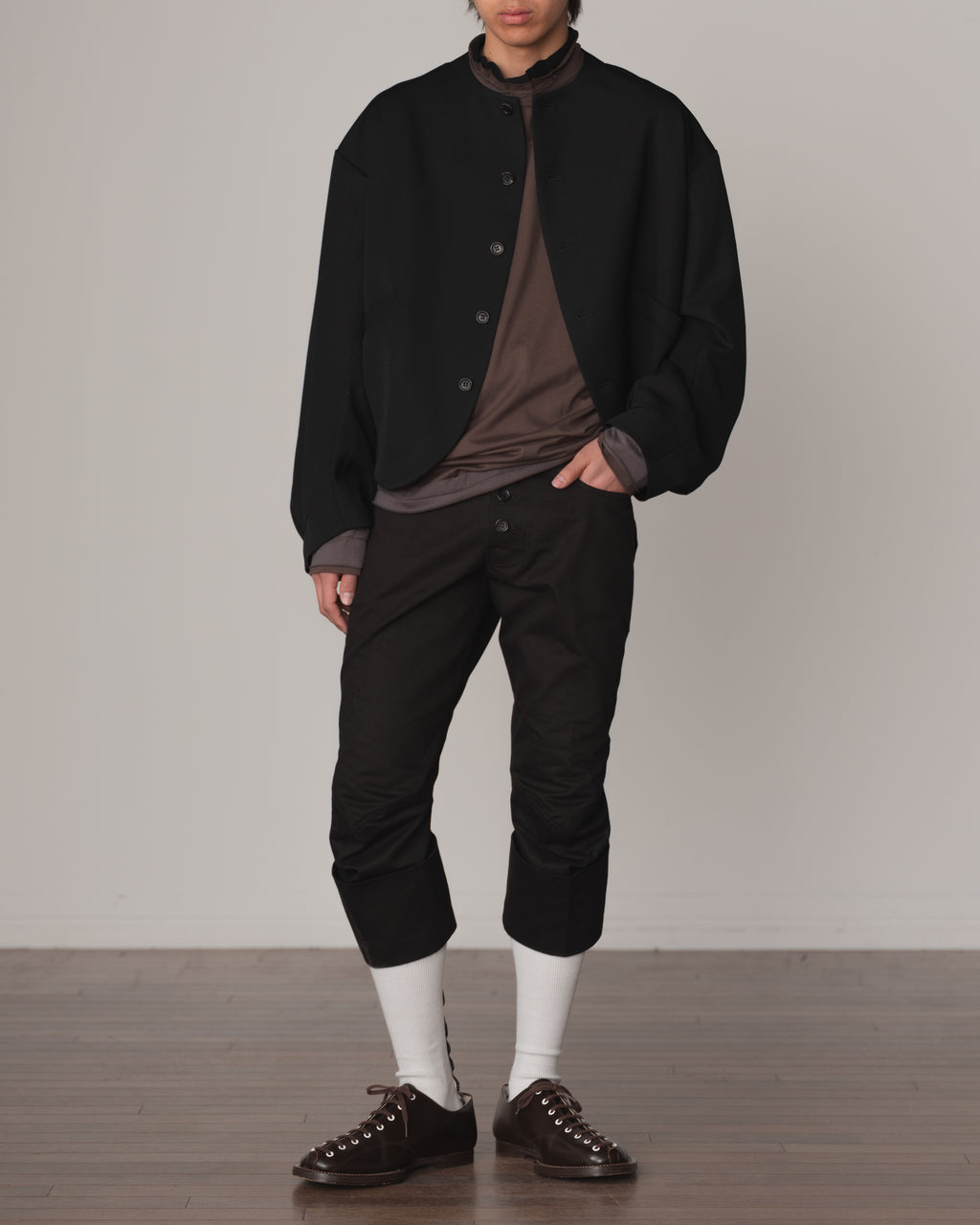 Tshirt 170- Cotton100% Jersey- KhakiBlackGrey