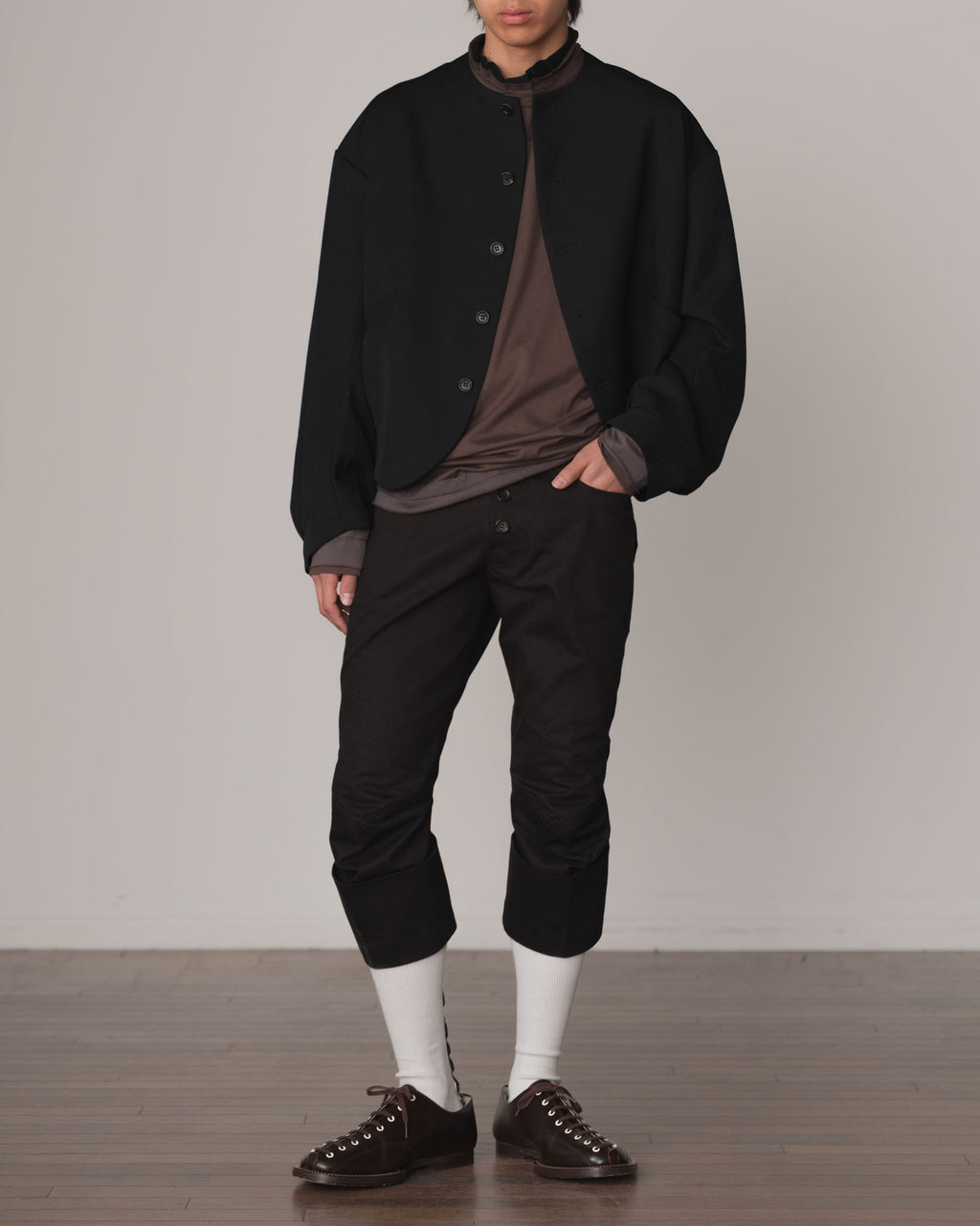Tshirt 170- Cotton100% Jersey- KhakiBlackGrey