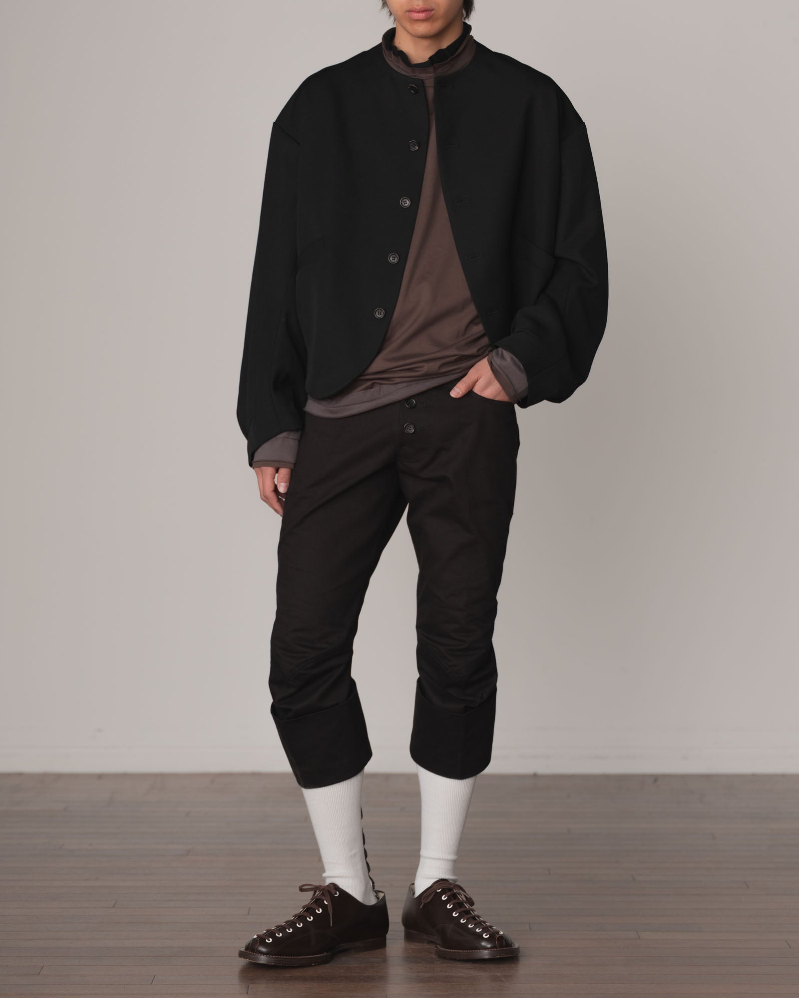 Tshirt 170- Cotton100% Jersey- KhakiBlackGrey