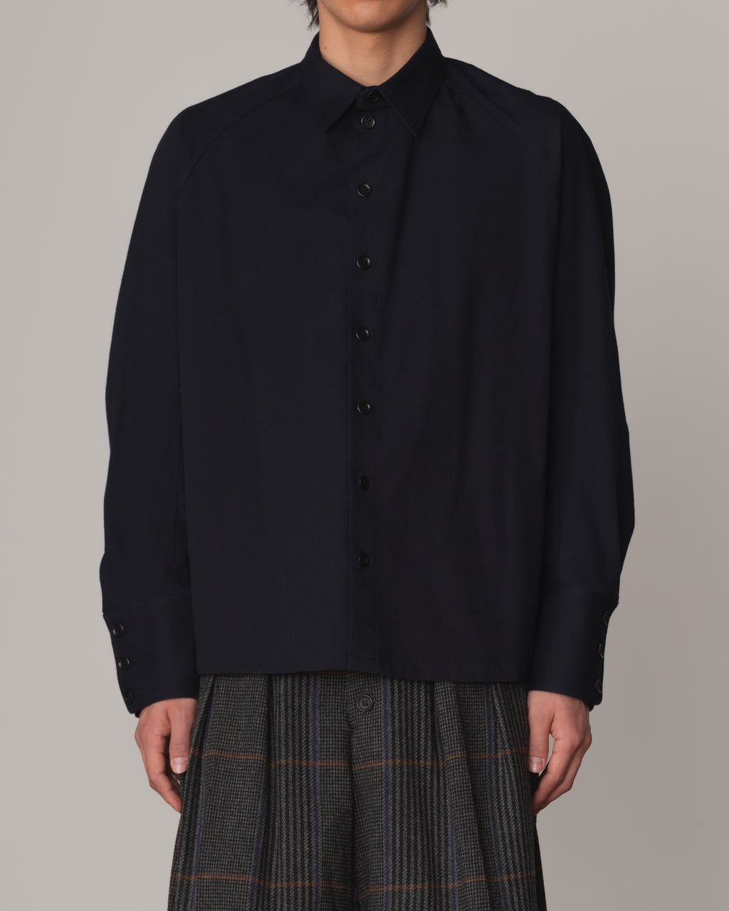 Shirt 988- Cotton100% Sdn- Embroidery Rope Print- Navy