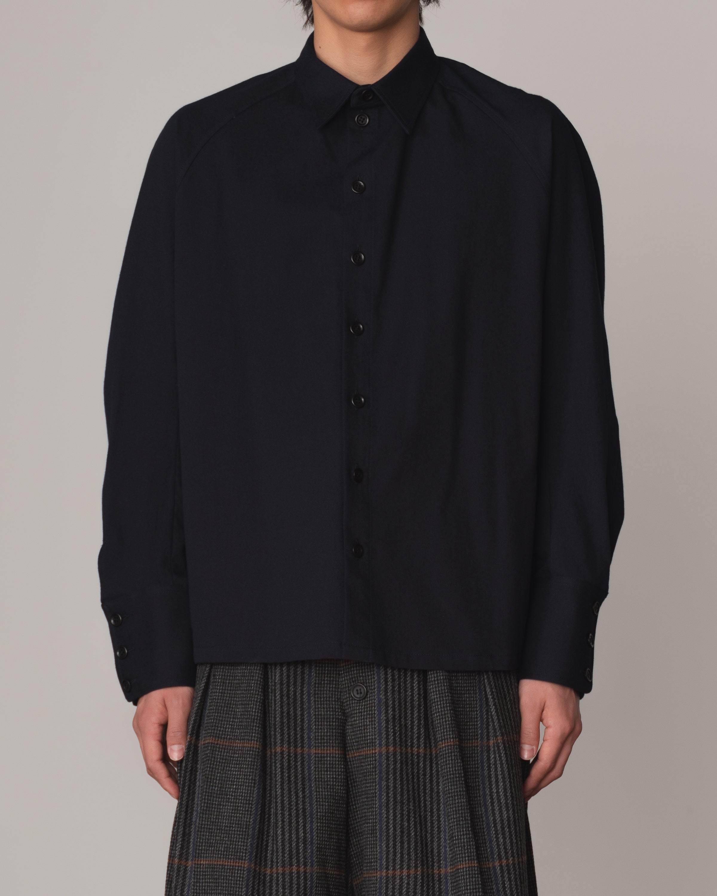 Shirt 988- Cotton100% Sdn- Embroidery Rope Print- Navy