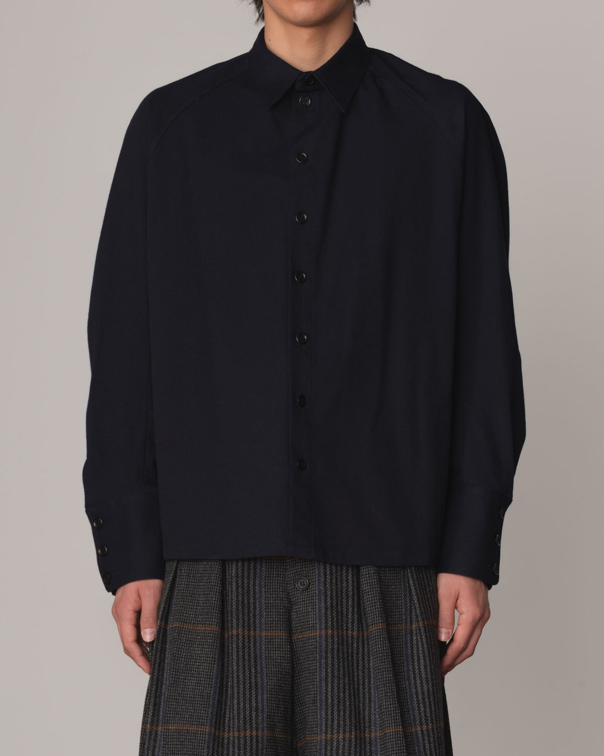 Shirt 988- Cotton100% Sdn- Embroidery Rope Print- Navy