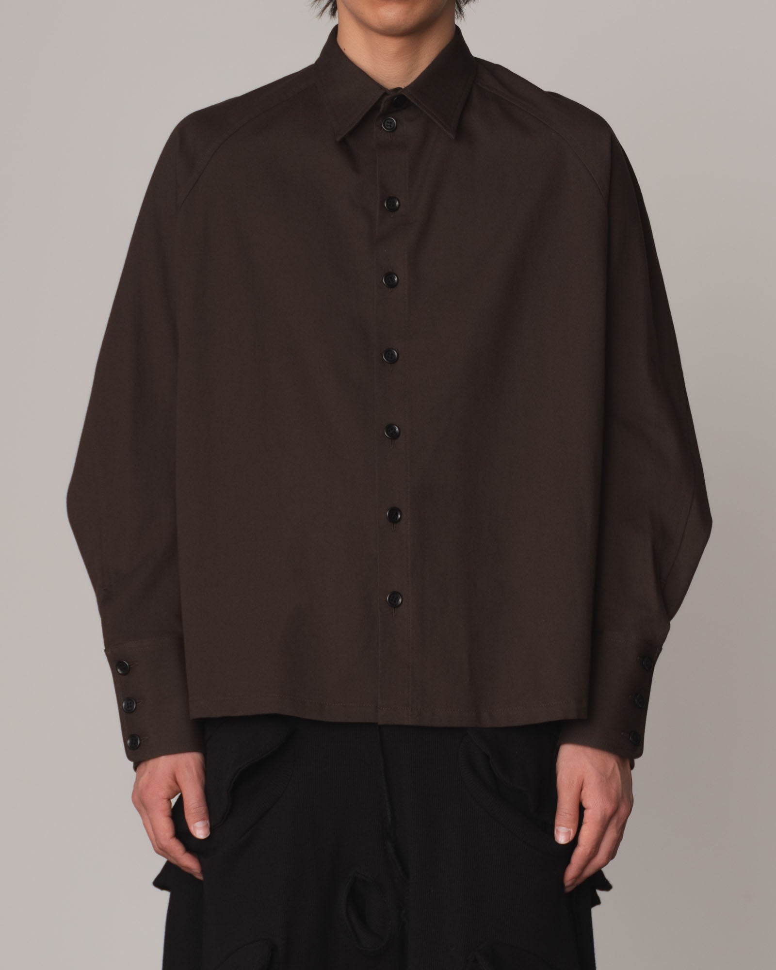 Shirt 988- Cotton100% Sdn- Embroidery Rope Print- Khaki
