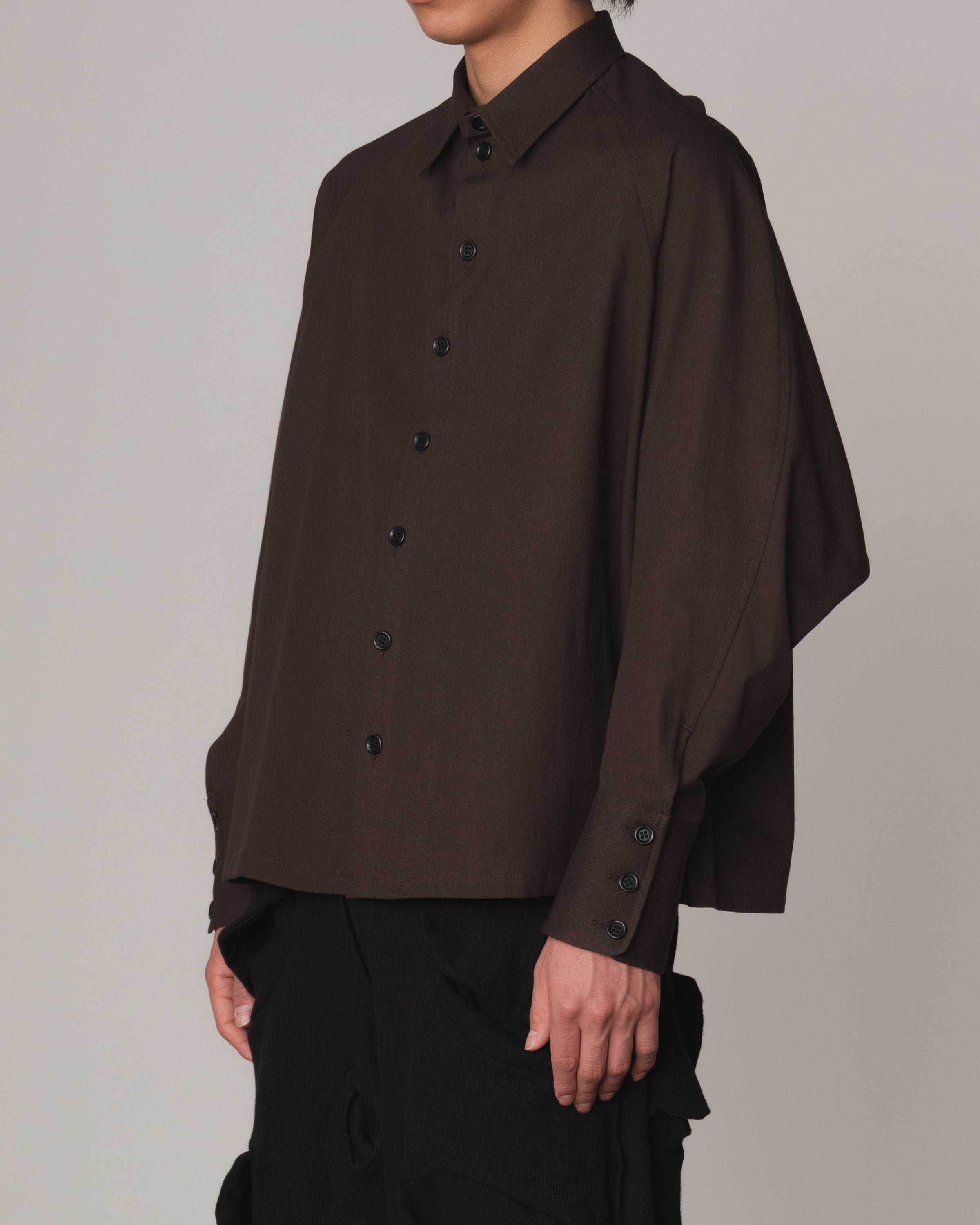 Shirt 988- Cotton100% Sdn- Embroidery Rope Print- Khaki