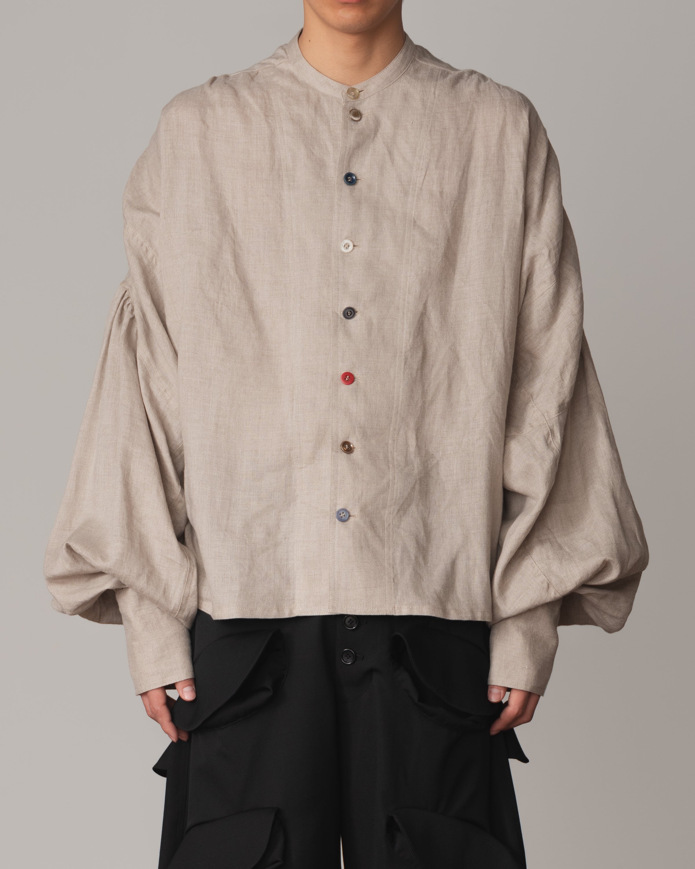 Shirt 87A- Linen100%- Natural