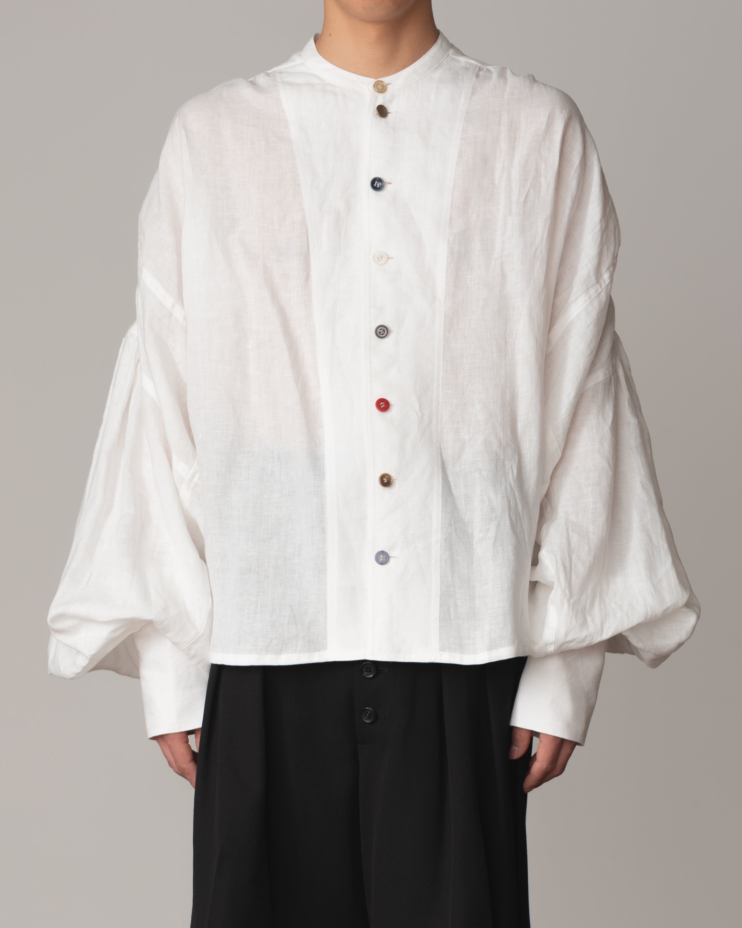 Shirt 87A- Linen100%- Off White