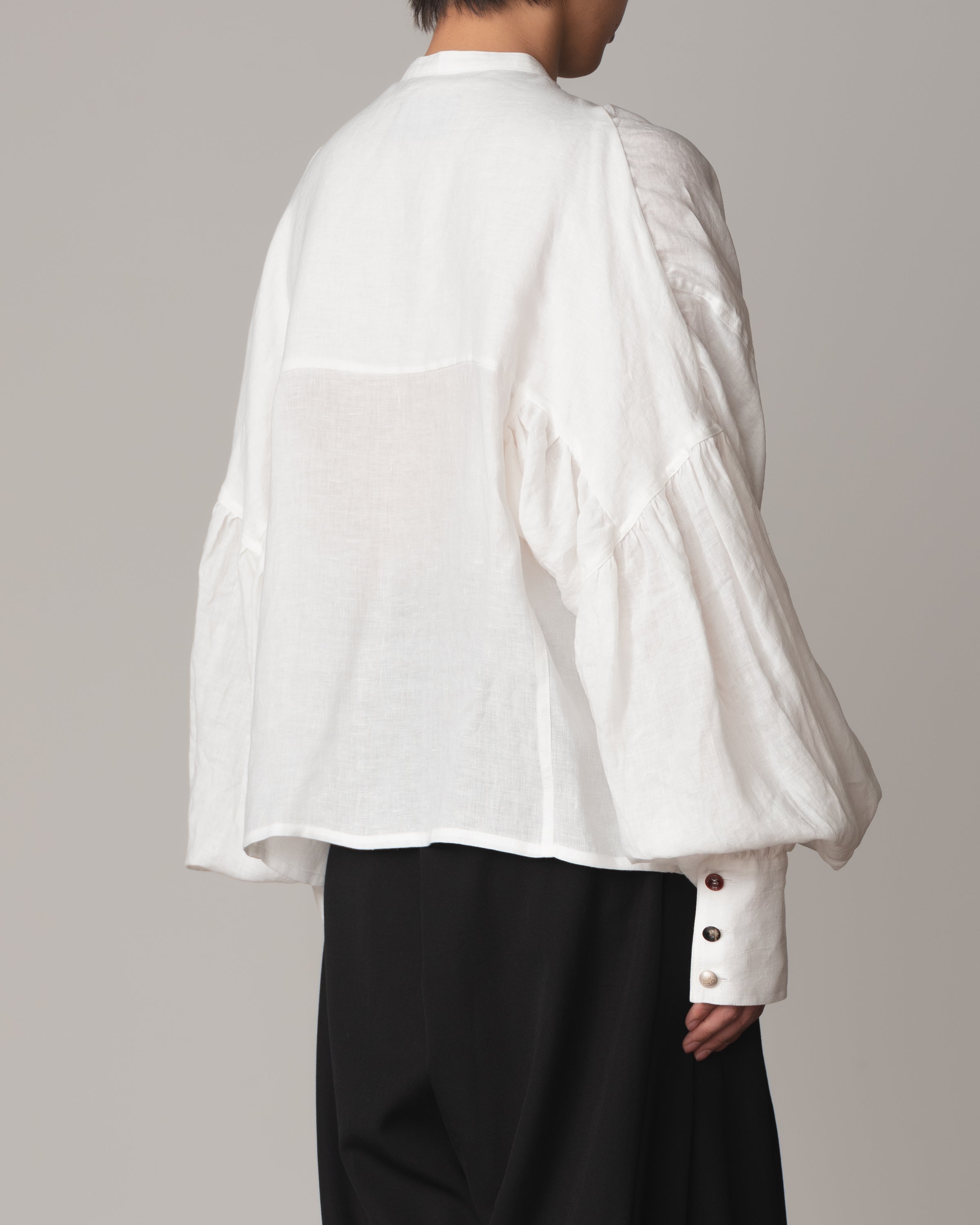 Shirt 87A- Linen100%- Off White