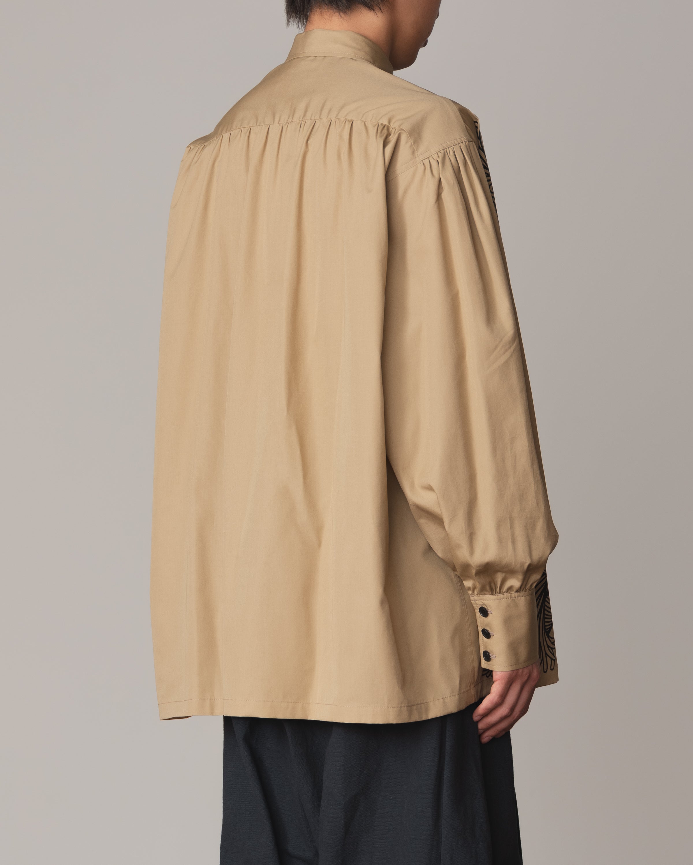 Shirt 893- Cotton100% Broad 100- 89 Pattern Rope- Light Beige