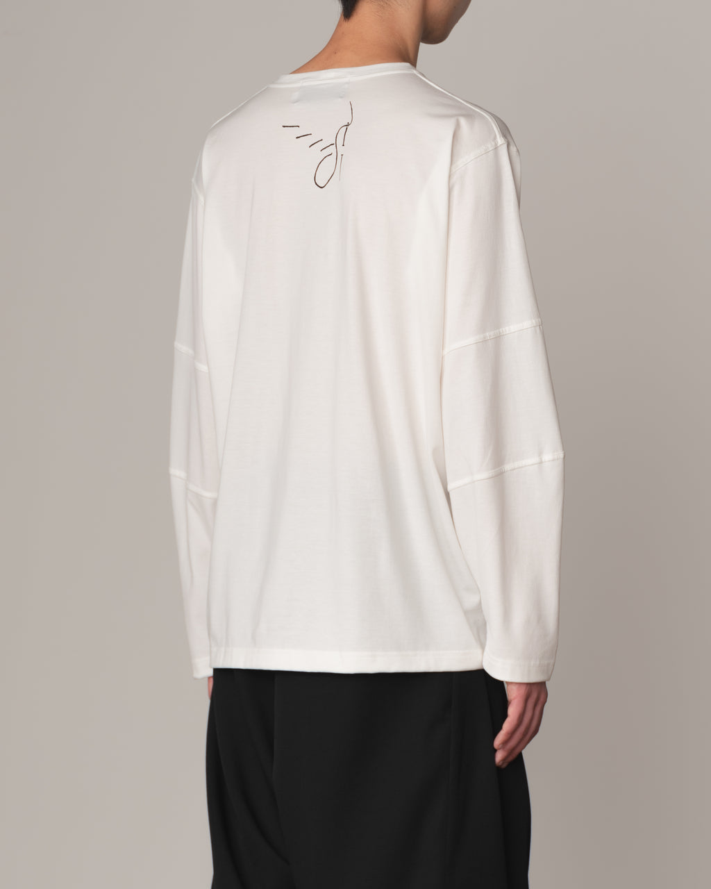 Tshirt 108- Cotton100% Jersey- Twist Rope Print- White