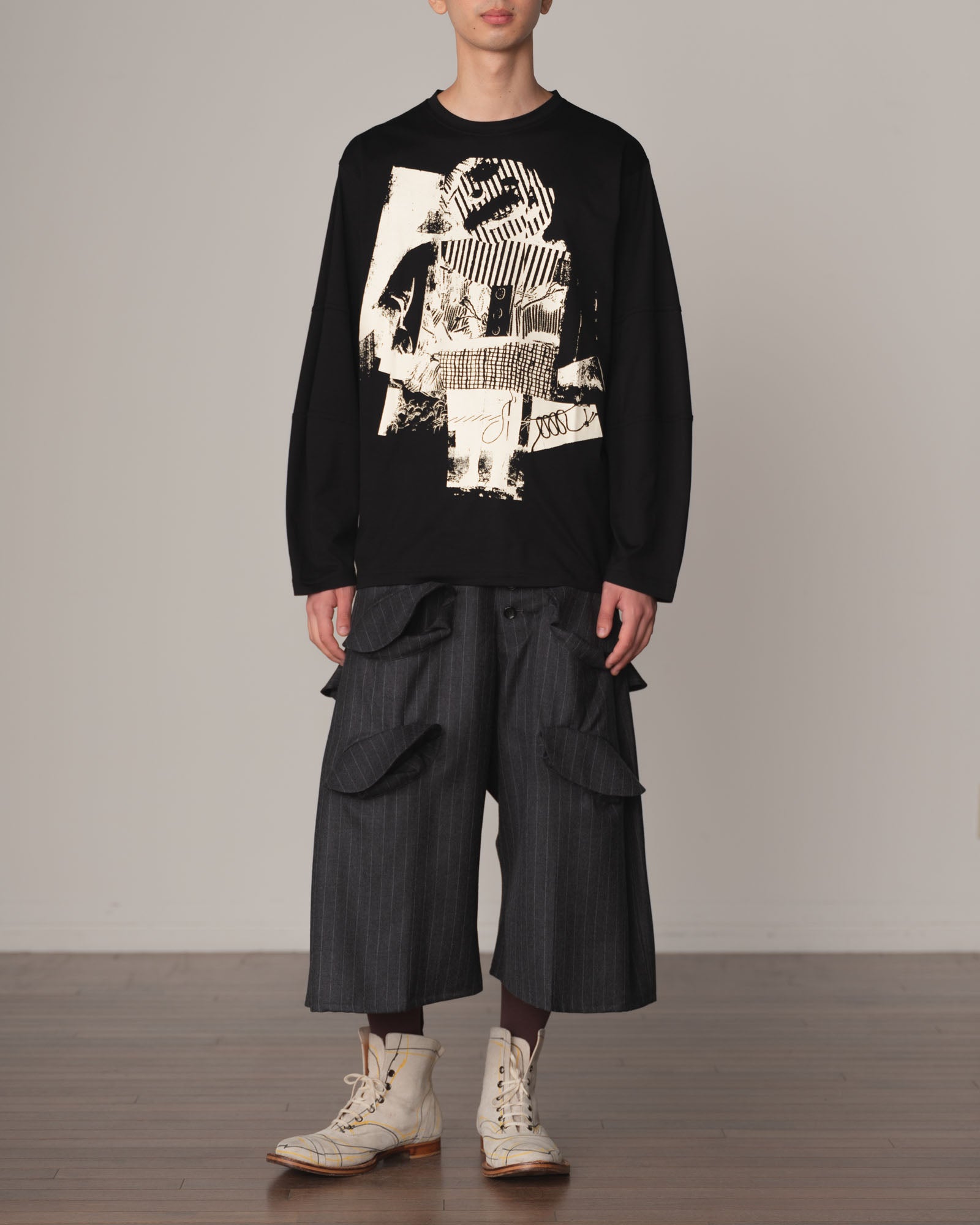 Tshirt 108- Cotton100% Jersey- Kid- Black