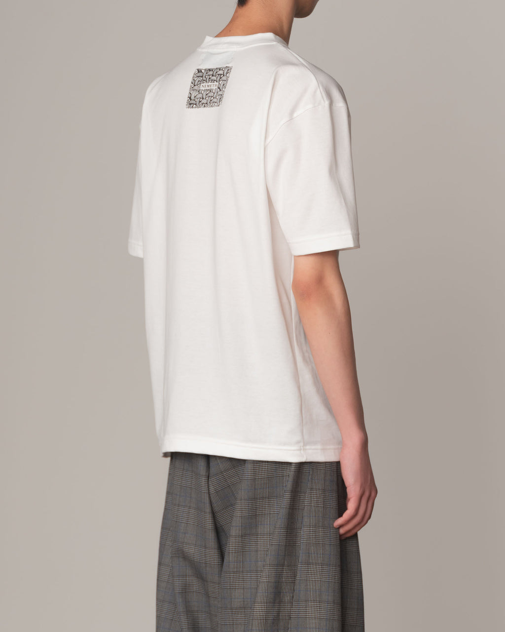 Tshirt Printed- Cotton100% Jersey- Waving Rope- Off White