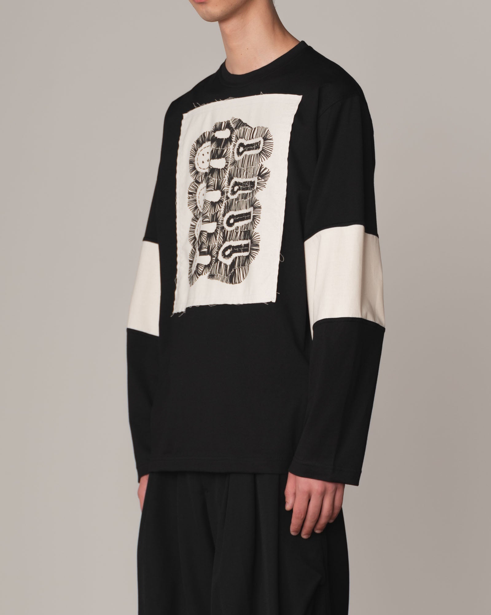 Tshirt 108- Cotton100% Jersey Wsp- Buttonhole- Black