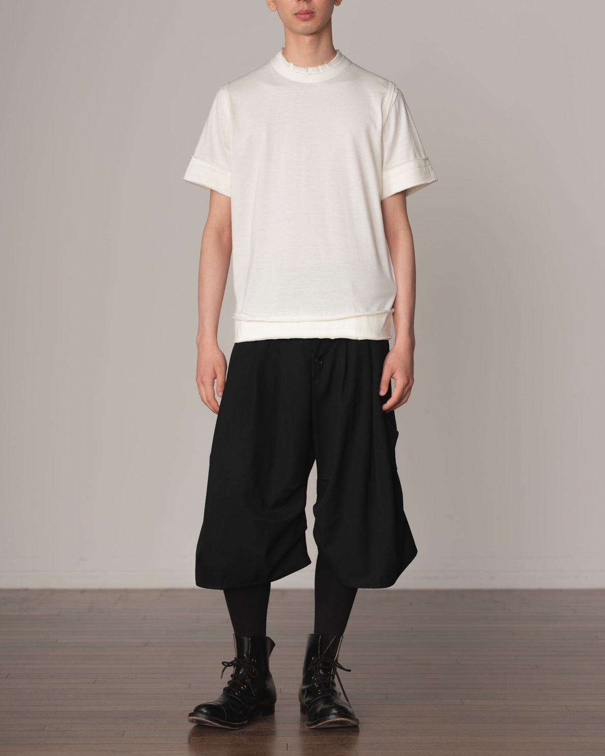Tshirt 125- Cotton100% Jersey- Ivory