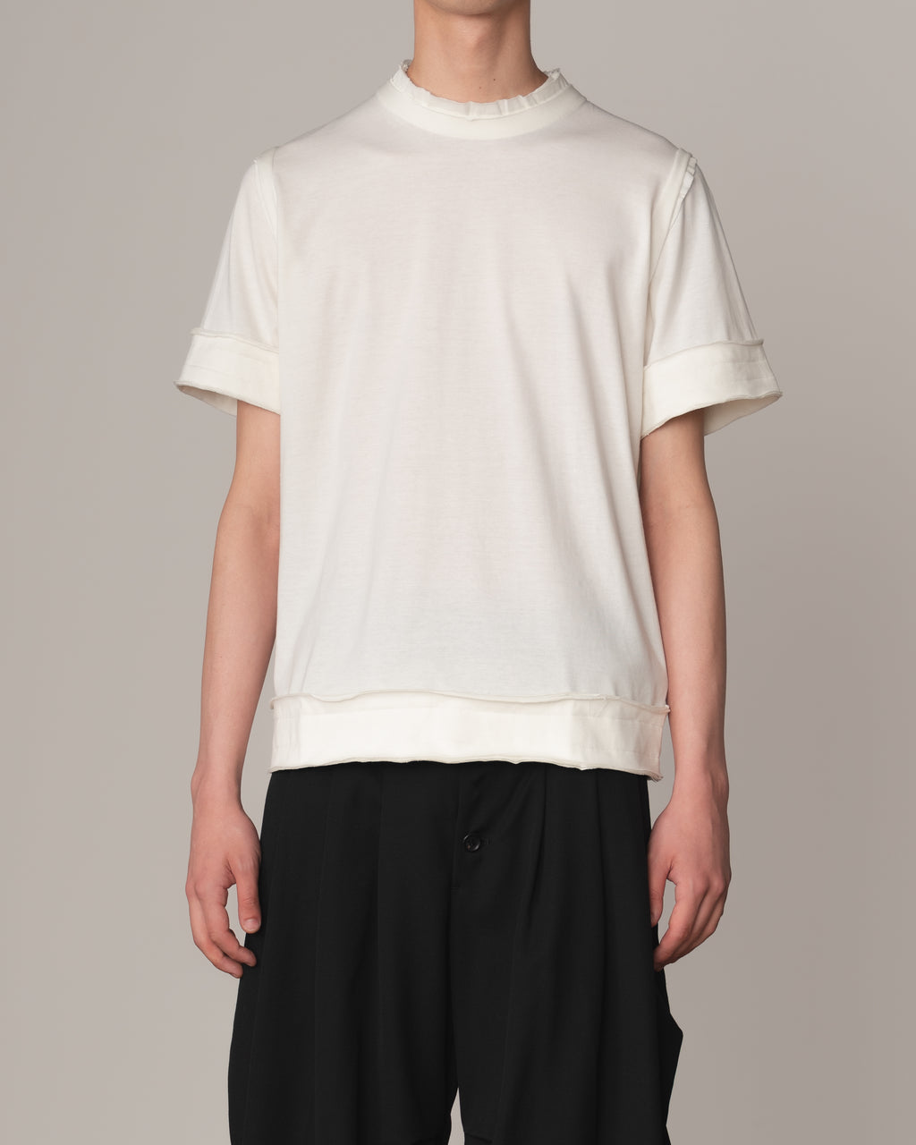 Tshirt 125- Cotton100% Jersey- Ivory
