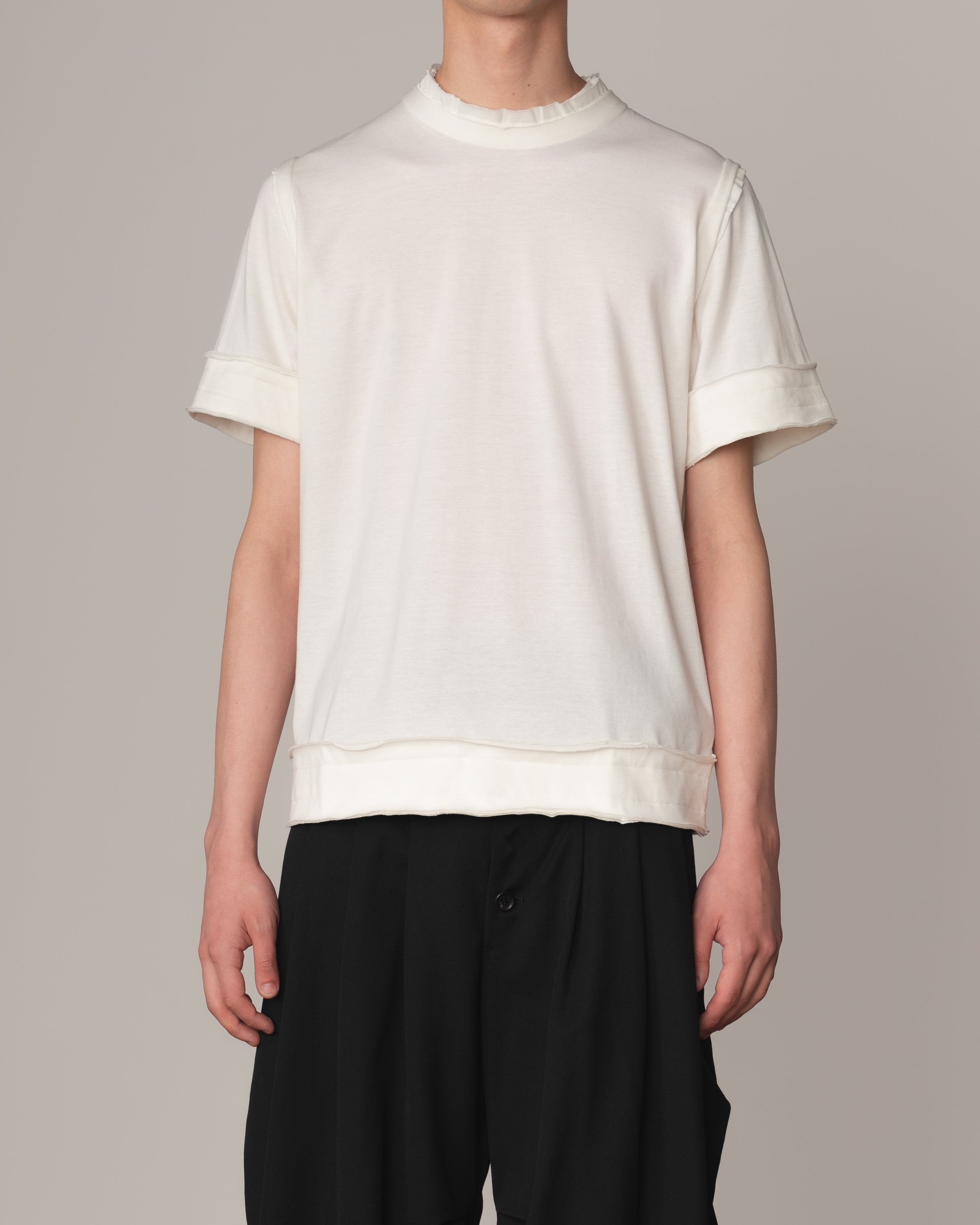 Tshirt 125- Cotton100% Jersey- Ivory