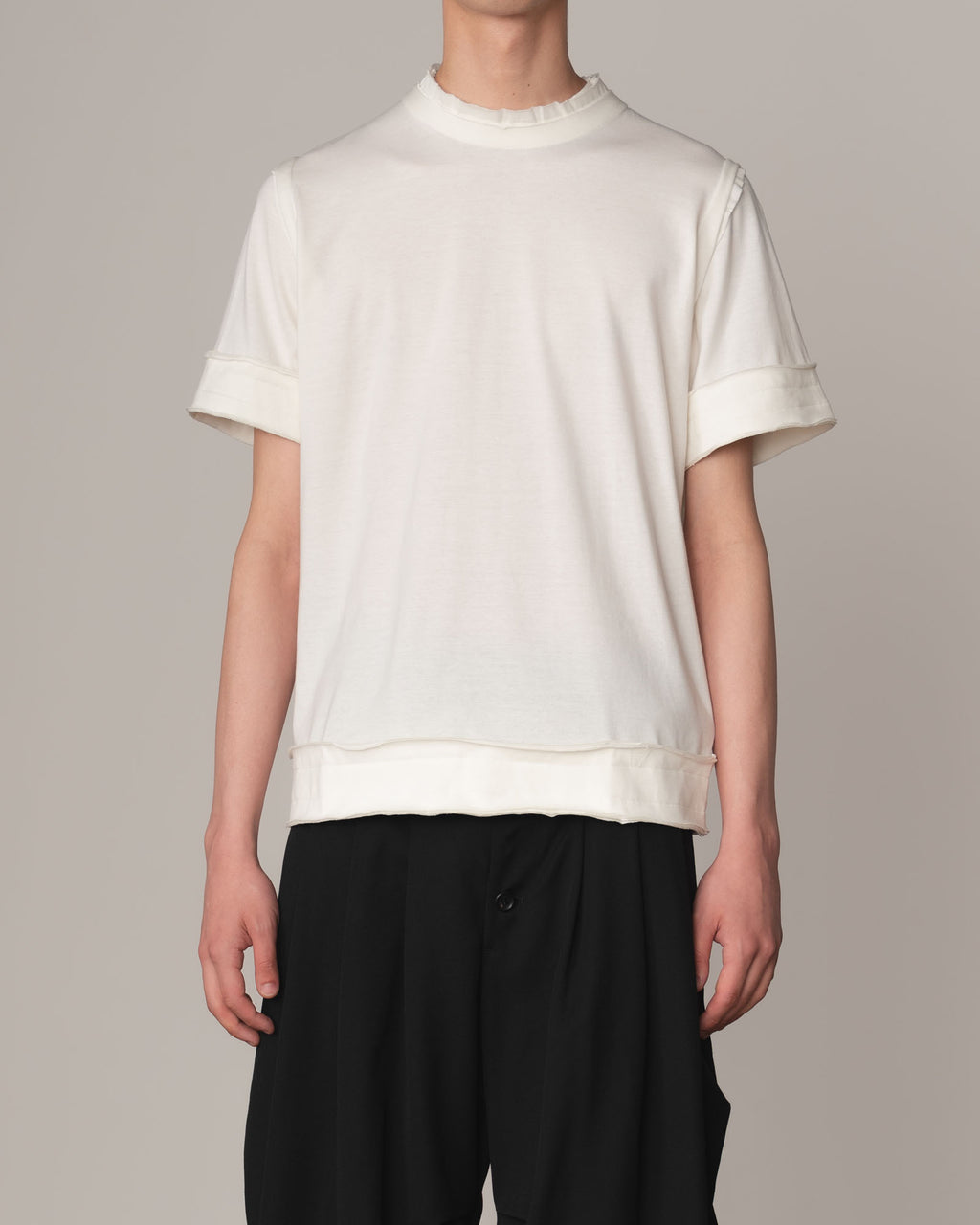 Tshirt 125- Cotton100% Jersey- Ivory