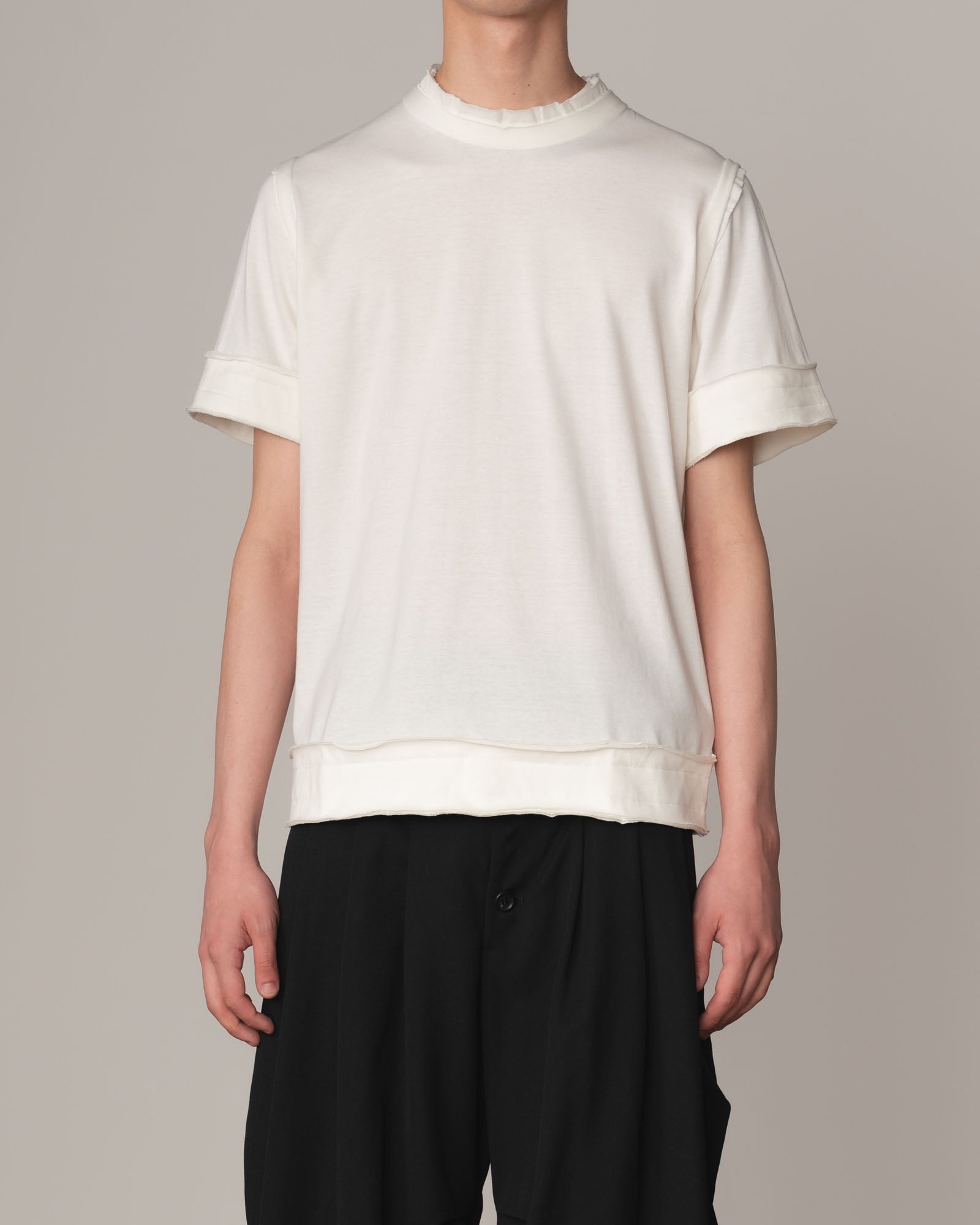 Tshirt 125- Cotton100% Jersey- Ivory