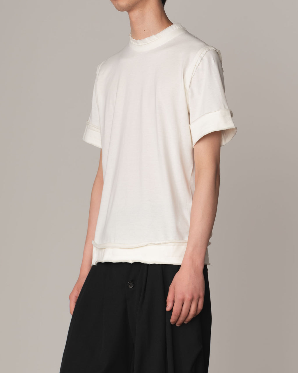 Tshirt 125- Cotton100% Jersey- Ivory