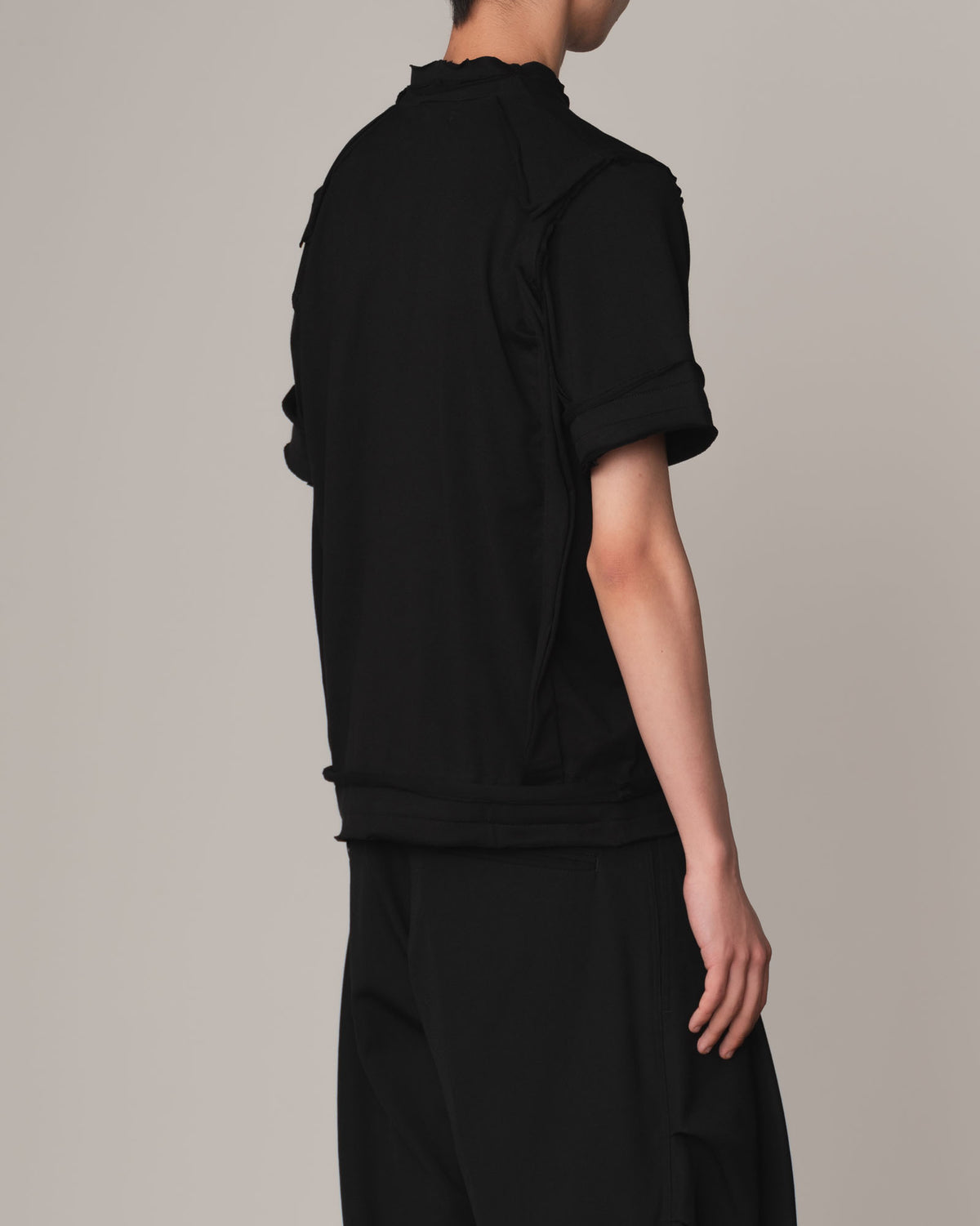 Tshirt 125- Cotton100% Jersey- Black
